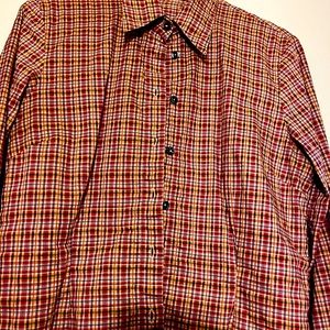 Beautiful BELLEROSE cool designer Australian plaid shirt US size 10 Aussie size5